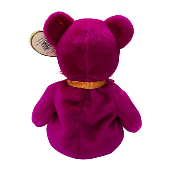 Ty BEANIE BABIES “MILLENNIUM” 2000 Millenium Bear 💜 - Picture 2 of 8